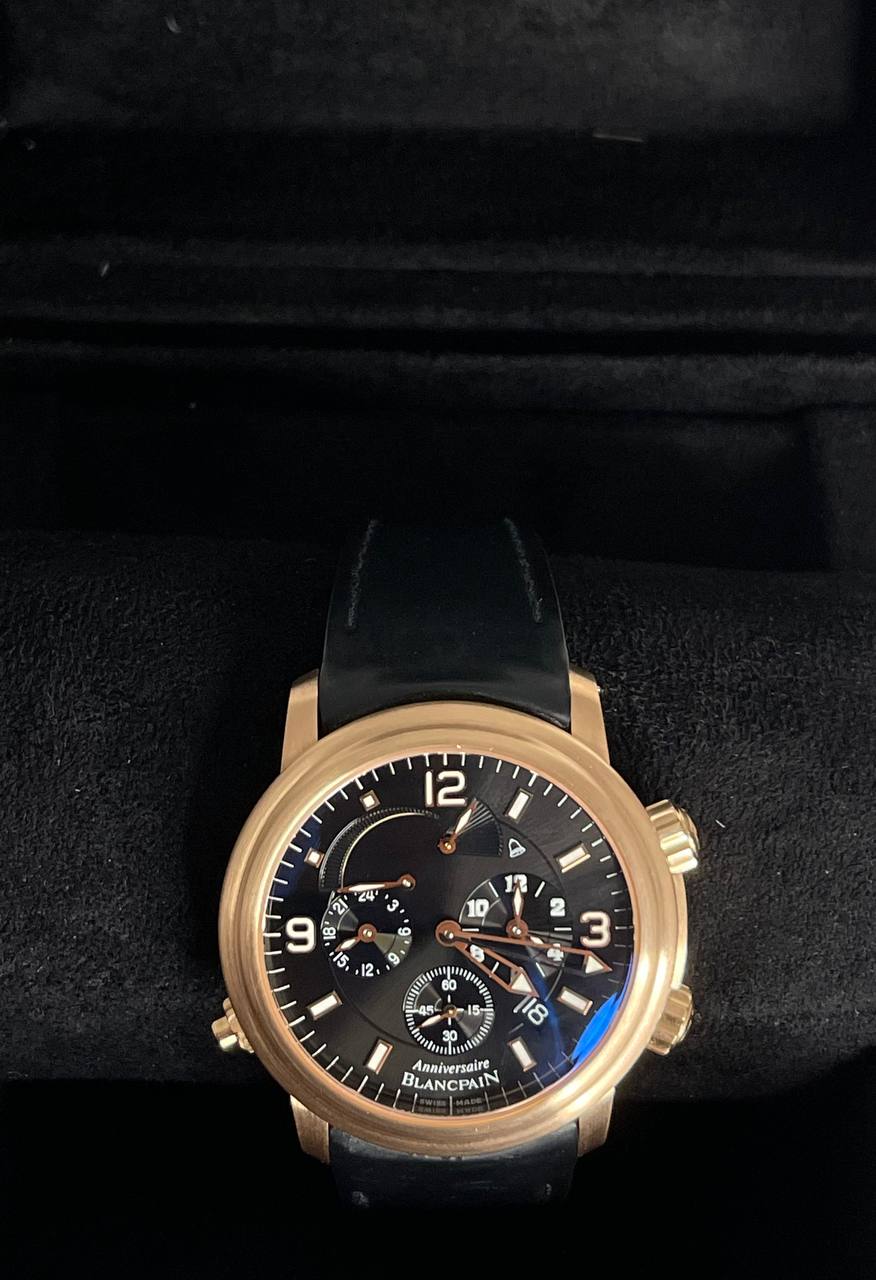 Часы Blancpain Léman Réveil GMT Anniversaire 2041B-3630-64B