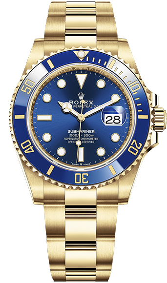 Часы Rolex Submariner Date 41 mm Yellow Gold 126618LB