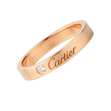 Кольцо с бриллиантом Cartier Diamond Wedding Band B4210700