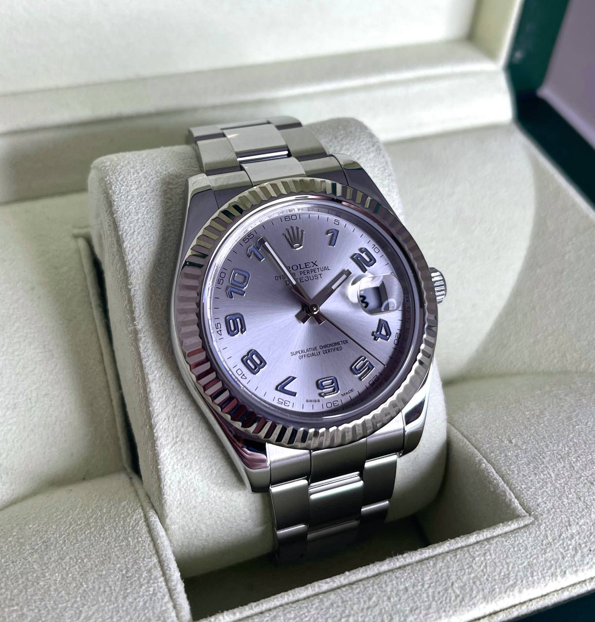 Часы Rolex Datejust II 41mm Steel and White Gold 116334