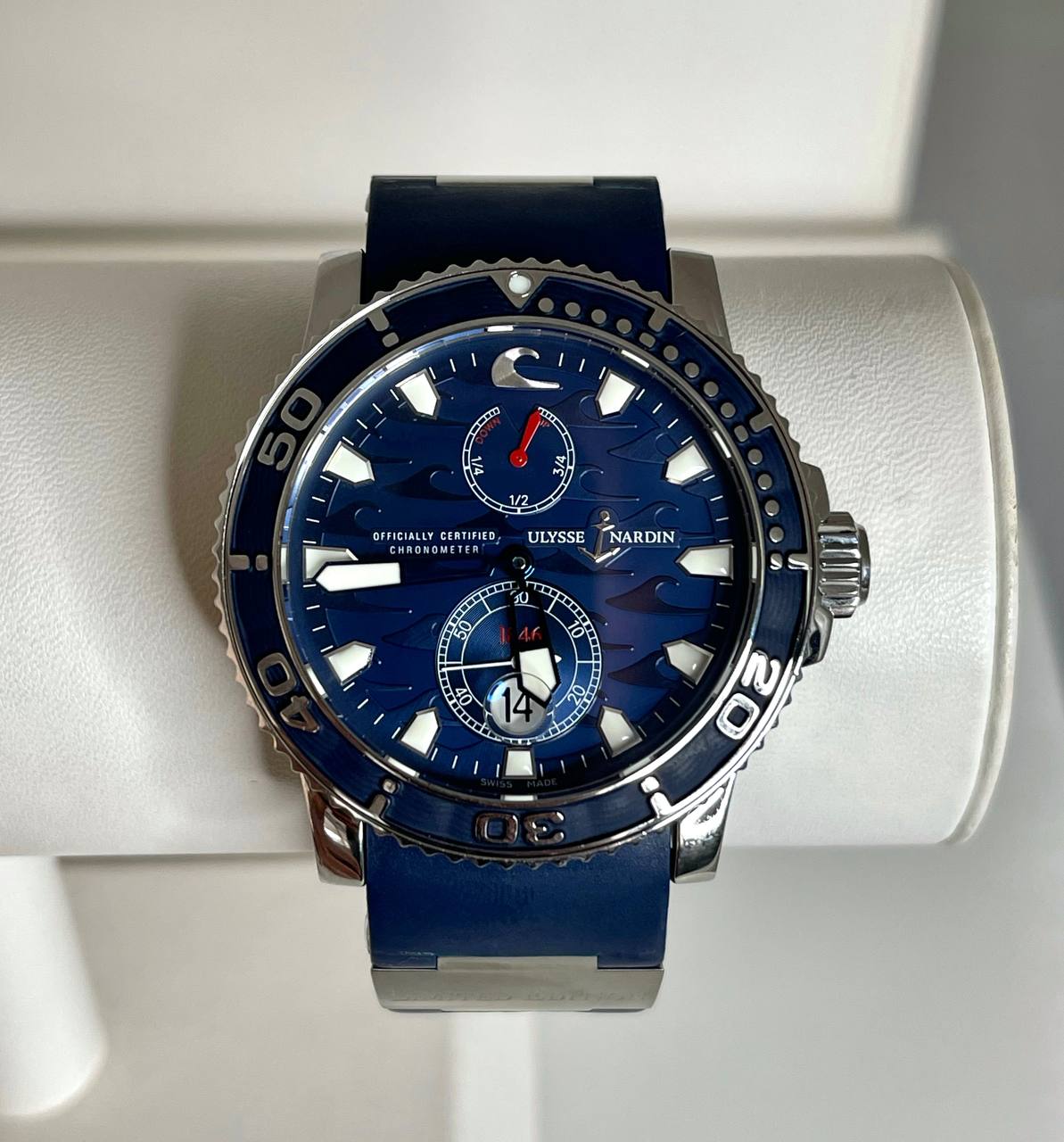 Часы Ulysse Nardin Marine Blue Surf Limited Edition 263-36LE-3