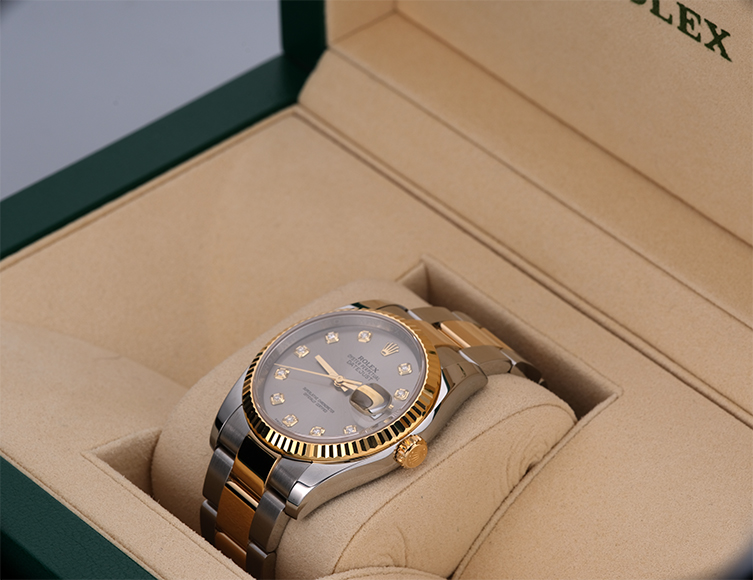 Часы Rolex Datejust 36mm Steel and Yellow Gold 116233