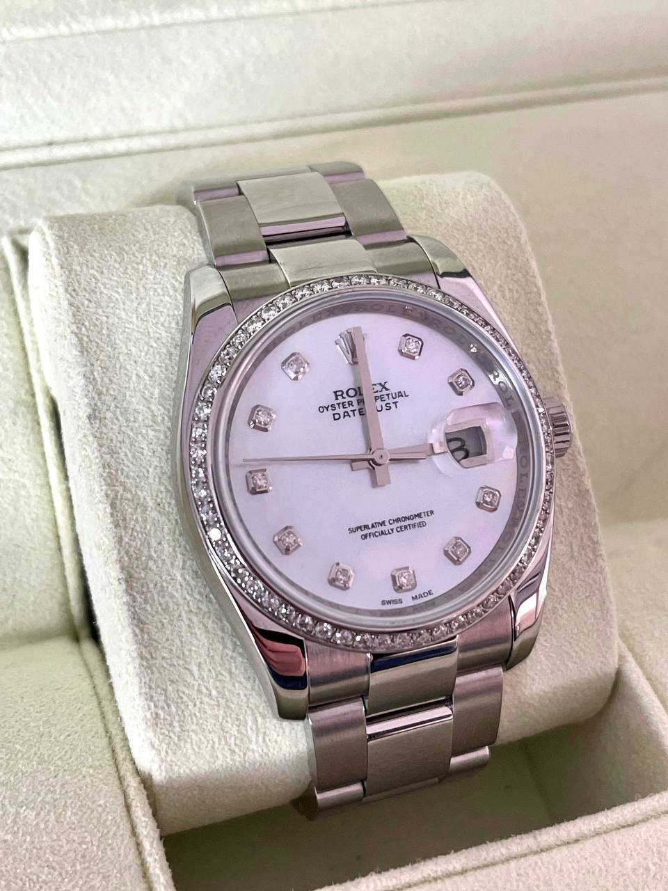 Часы Rolex Datejust Diamond Bazel 116200