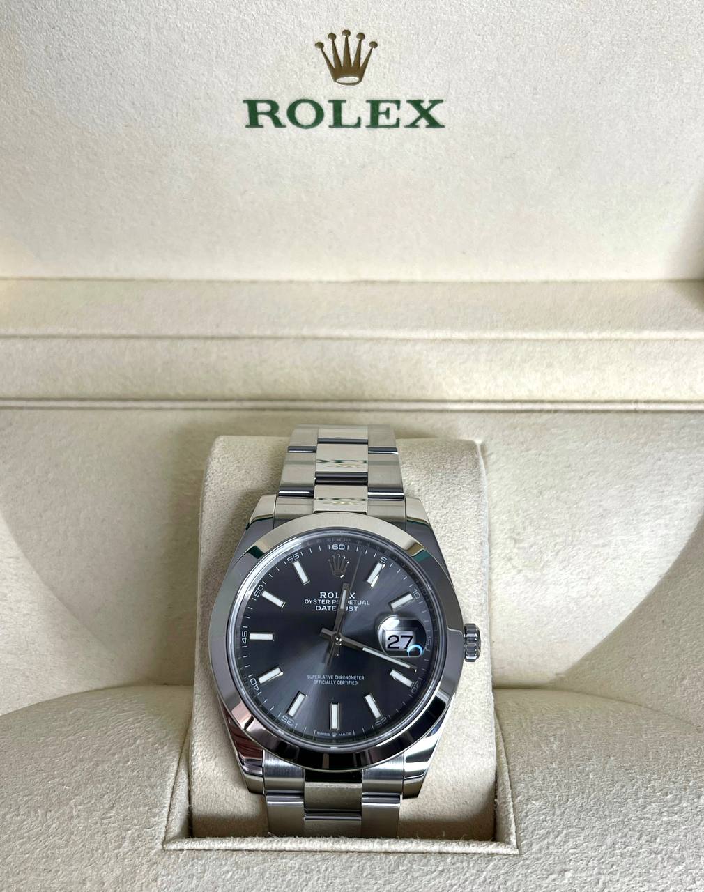 Часы Rolex Datejust 41 mm Oystersteel 126300
