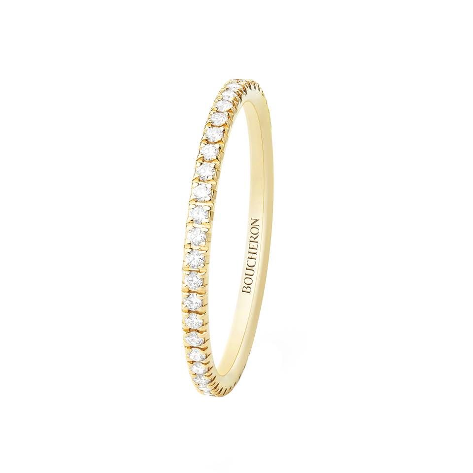 Кольцо с бриллиантом Boucheron  Epure Yellow Gold Diamond Ring