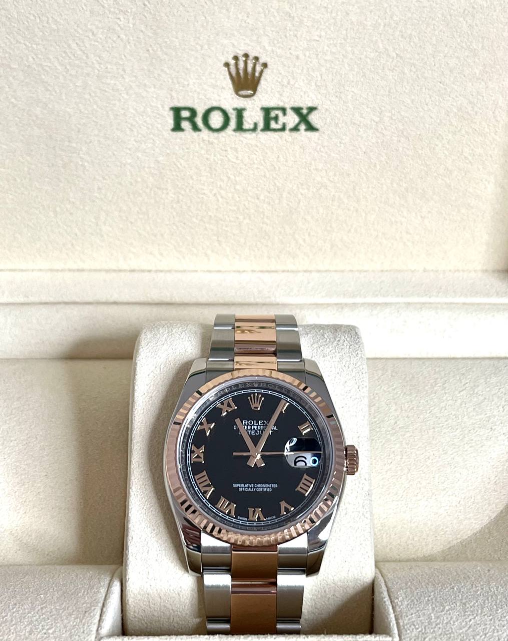 Часы Rolex Datejust 36mm Steel and Everose Gold 116231