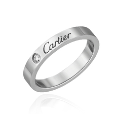 Кольцо с бриллиантом Cartier Love 1 Diamond B4051300