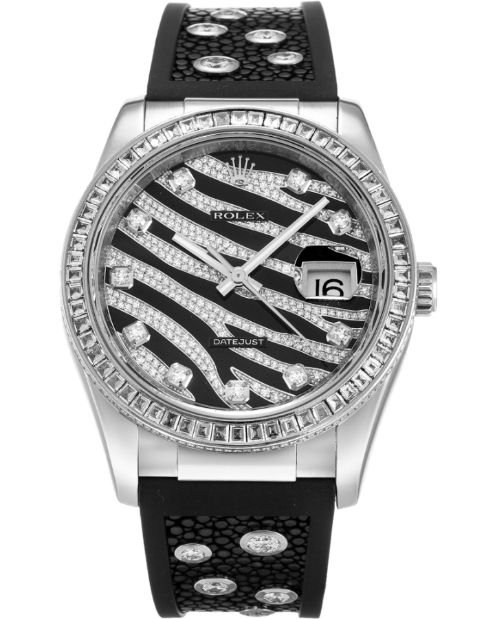 Часы Rolex Datejust 36mm White Gold "Zebra" 116189BBR