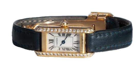 Часы Cartier Diamond "Tank Americaine" Strapwatch WB707931