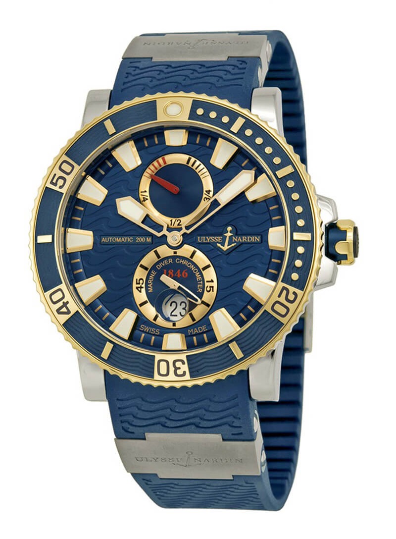 Часы Ulysse Nardin Maxi Marine Diver Titanium 265-90-3/93
