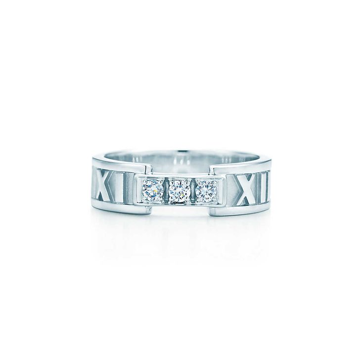Кольцо с бриллиантом Tiffany & Co Atlas