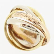 Кольцо Cartier Trinity Tri-Gold 5 Band 54205