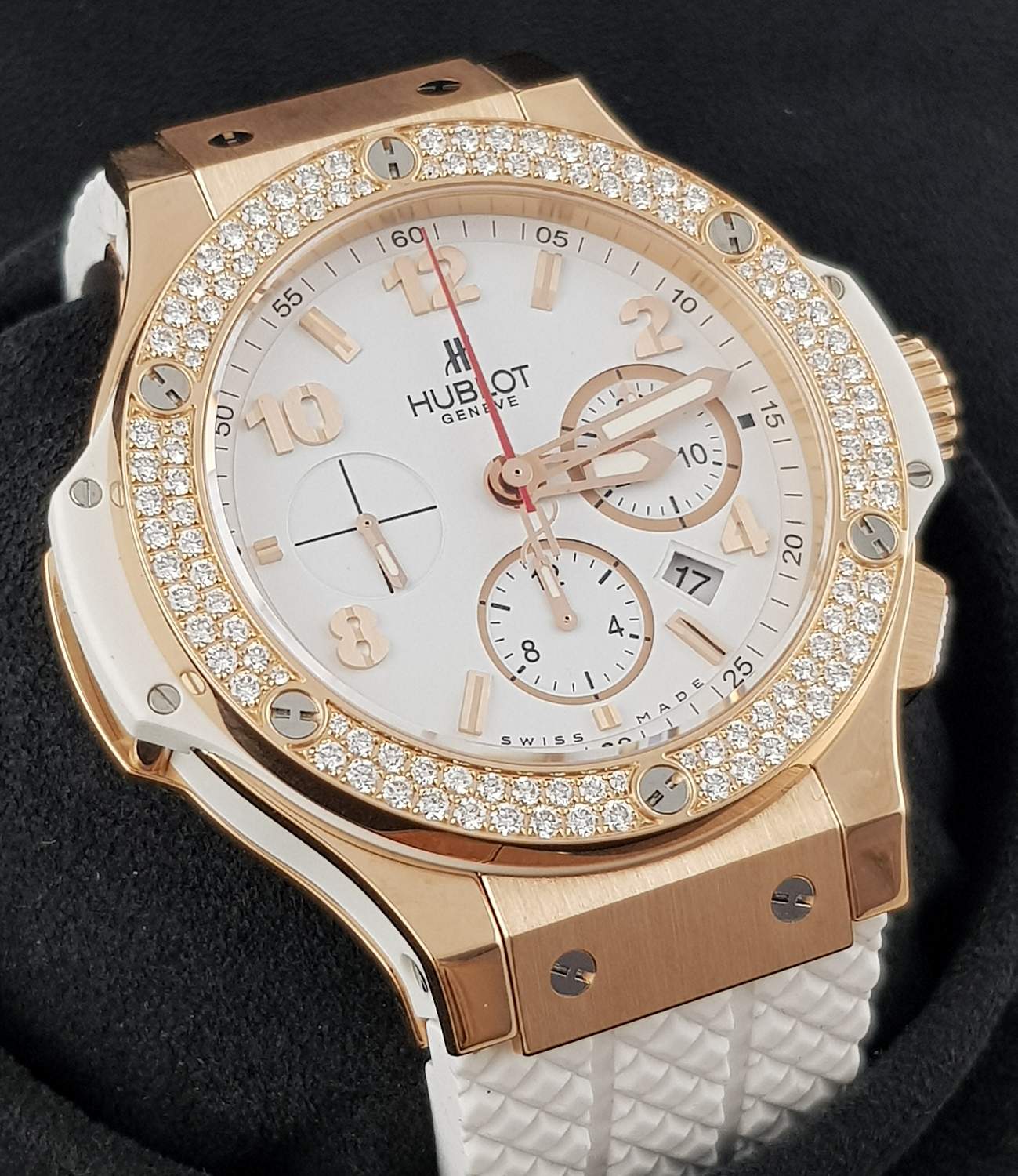 Hublot Big Bang Red Gold All White Porto Cervo Diamonds 301.PE.230.RW.114 151
