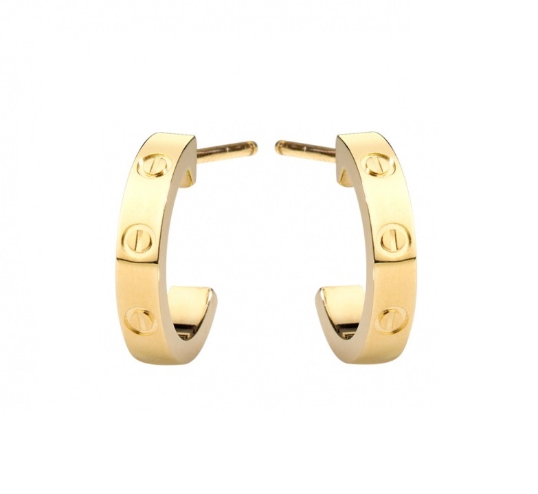 Серьги Cartier  Love