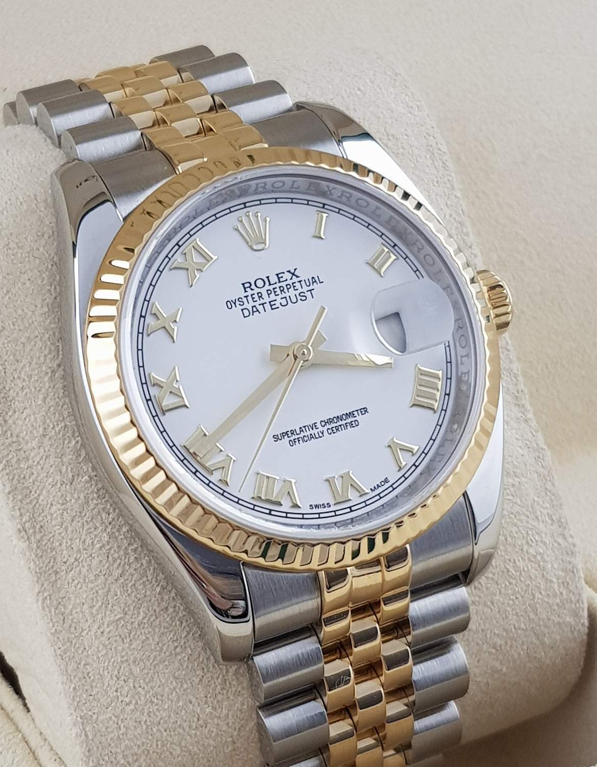 Часы Rolex Datejust II 36mm Steel and Yellow Gold 116233