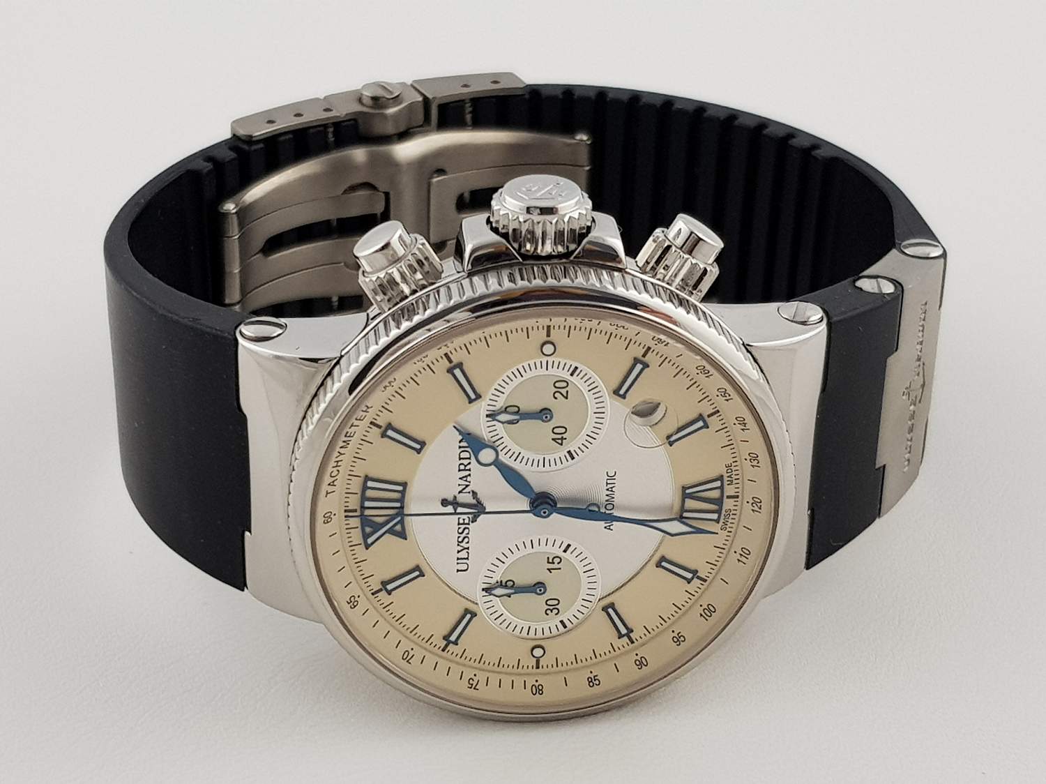 Часы Ulysse Nardin Marine Chronograph Maxi 353-66-3/314