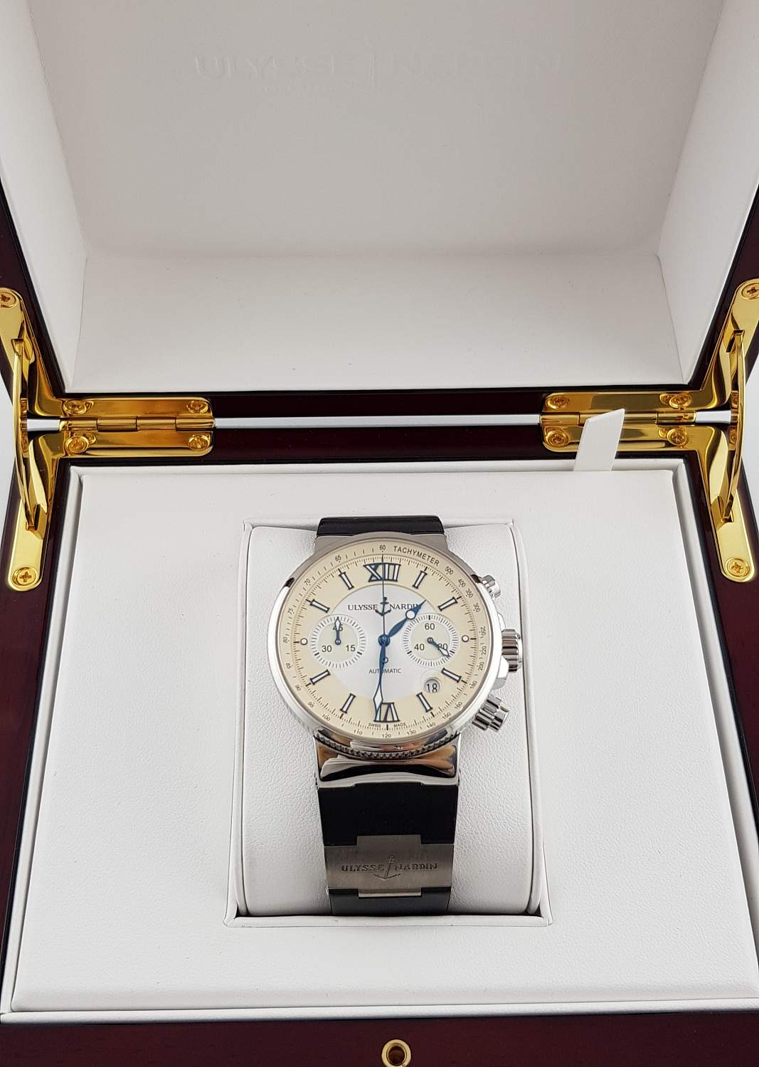 Часы Ulysse Nardin Marine Chronograph Maxi 353-66-3/314