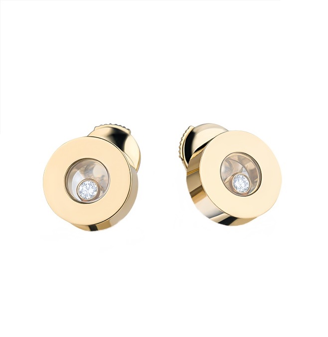 Колье Chopard пусеты Happy Diamonds Earrings 83/3086-20