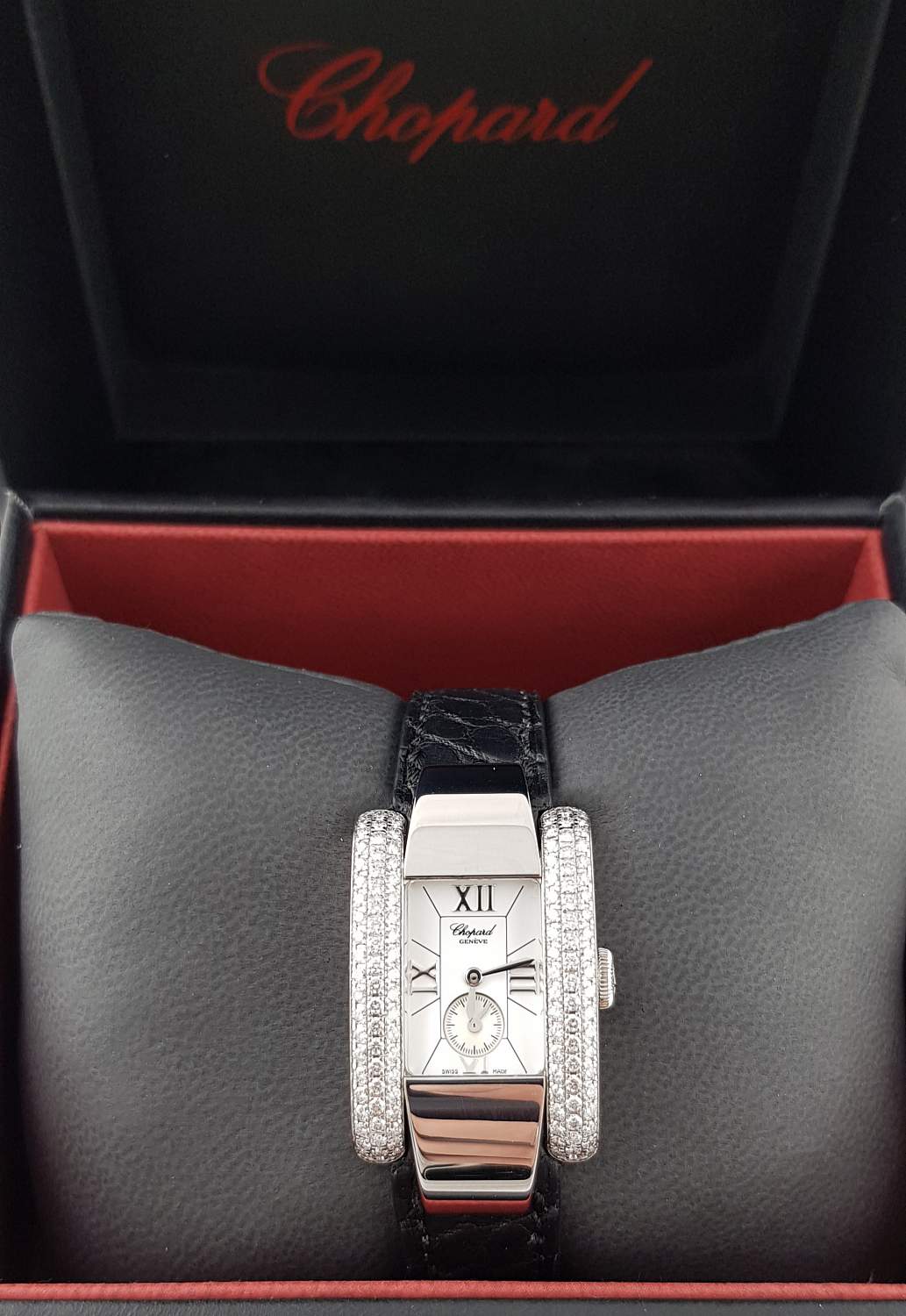 Часы Chopard La Strada with Diamond Bezel White Gold 41/6823