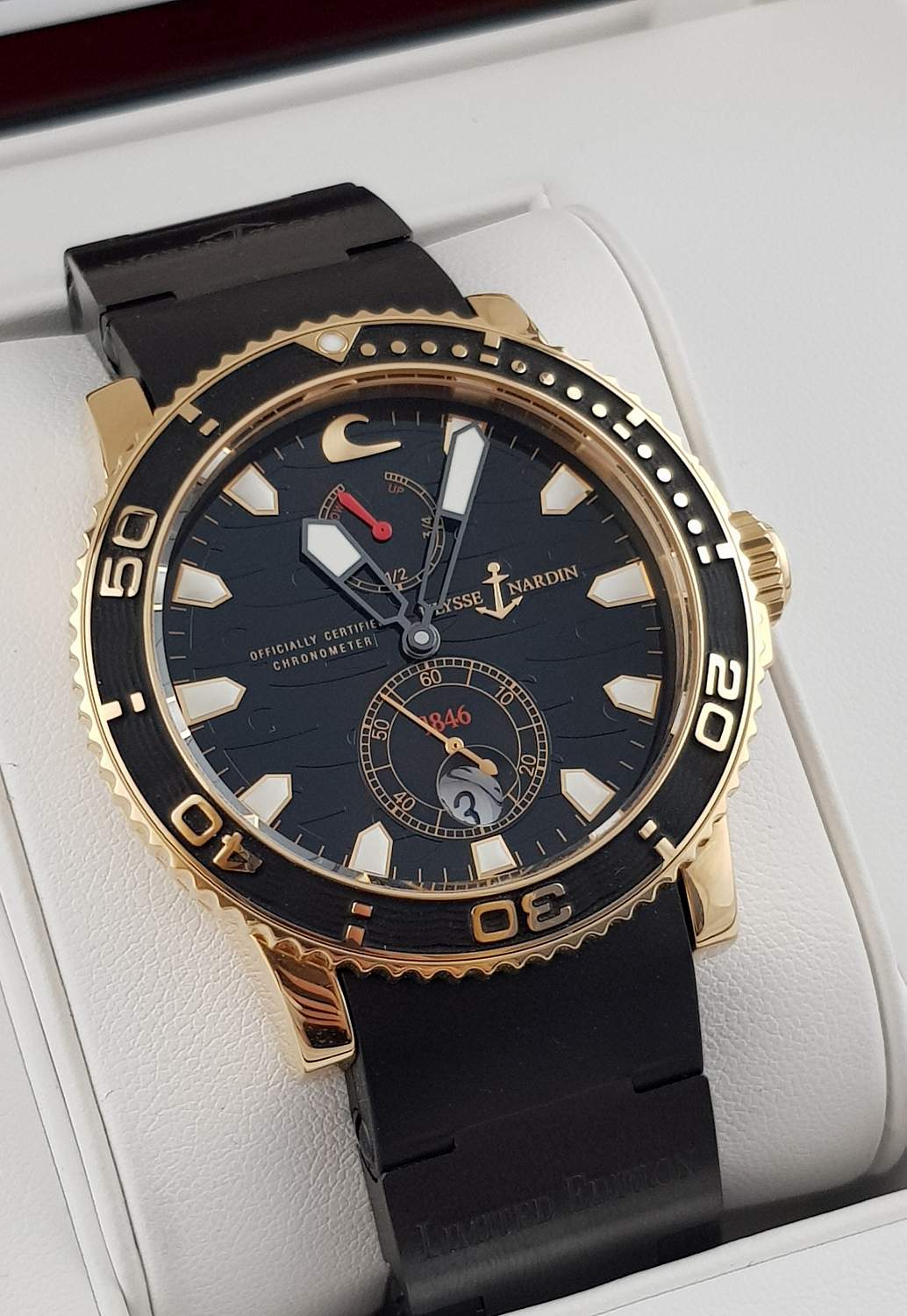 Часы Ulysse Nardin Marina Black surf limited edition 266-37