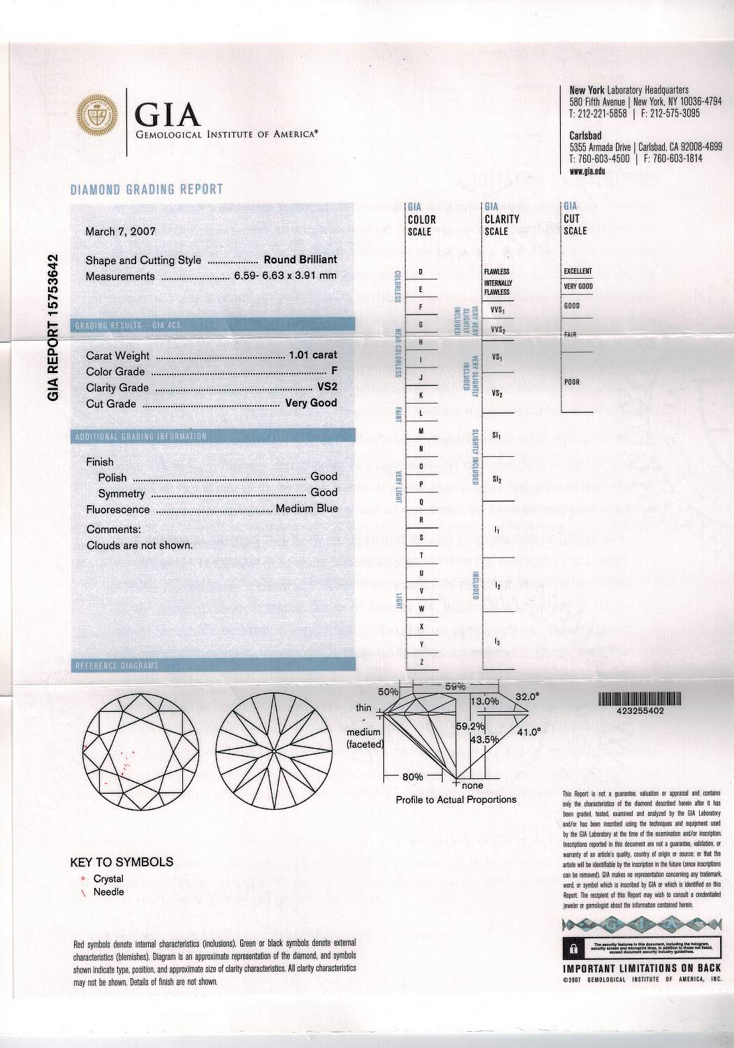 Кольцо с бриллиантом RalfDiamonds  цветок c бр. 1,01сt F/VS2