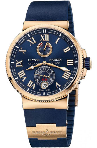 Часы Ulysse Nardin Marine Chronometer Automatic 18k Solid Rose Go 1186-126-3