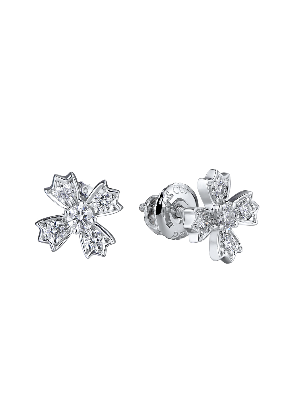 Серьги Tiffany & Co  с бриллиантами