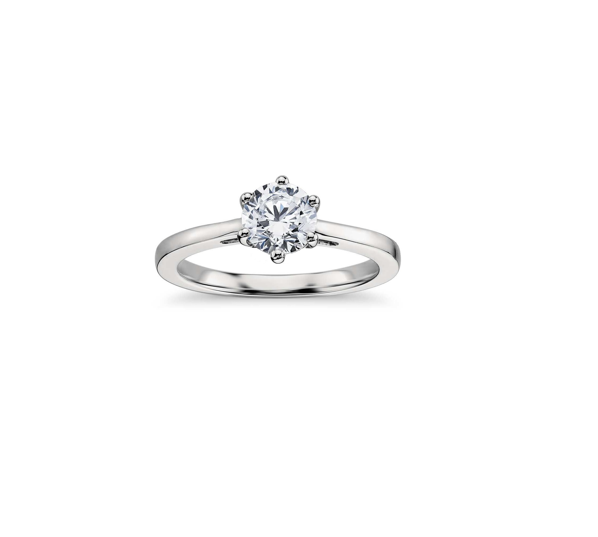 Кольцо с бриллиантом Meister  0,8ct F/VVS2