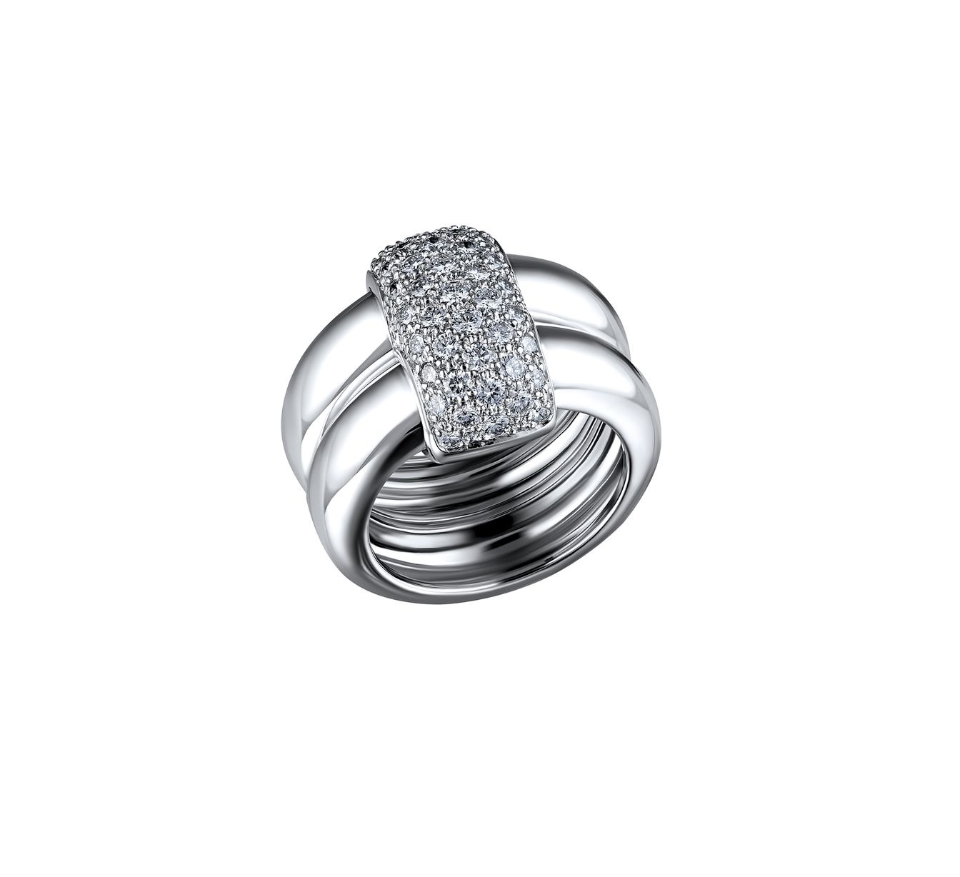 Кольцо с бриллиантом CHAUMET  Duo Collection 382152