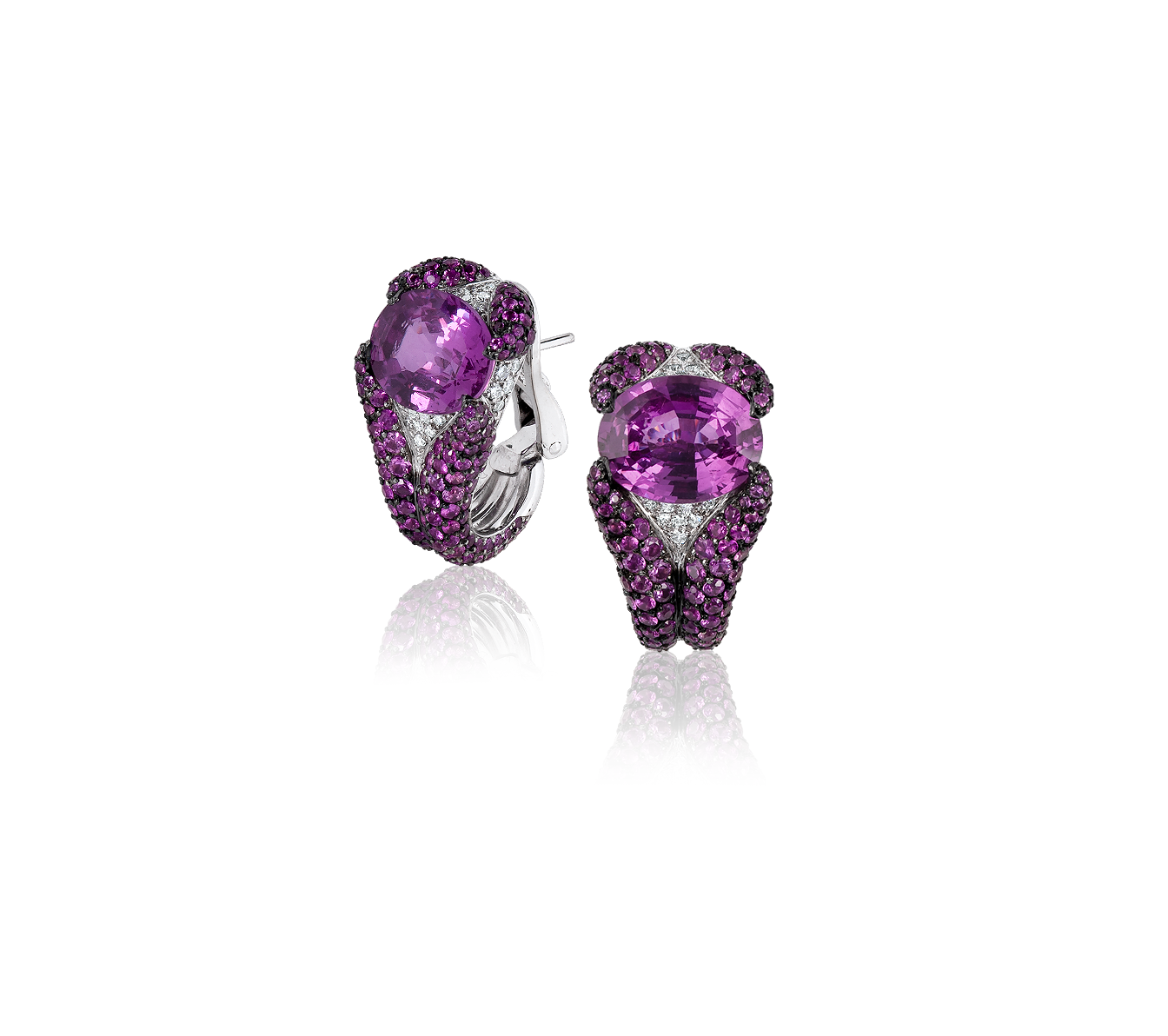 Серьги Adler  с сапфирами 11,2ct