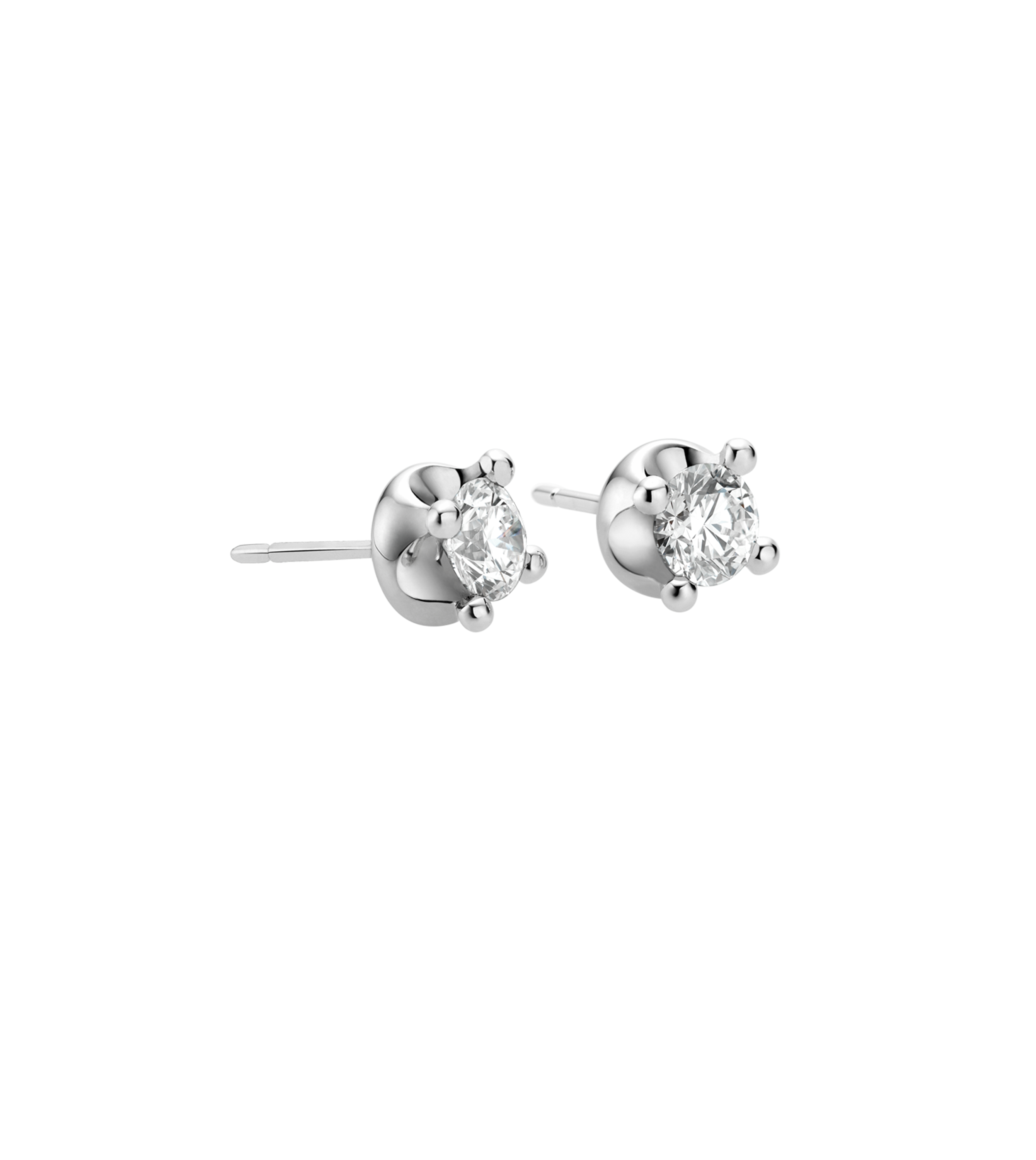 Серьги Bvlgari пусеты Corona с бриллиантамми 0,43ct H/IF-0,43ct G/IF OR851339