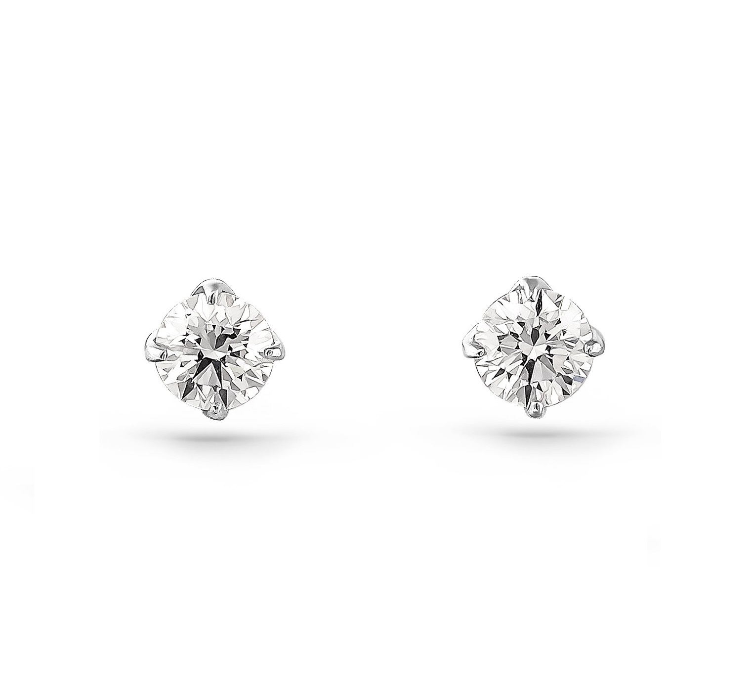 Серьги No Name пусеты с бриллиантами 0,56-0,58ct F/VS1