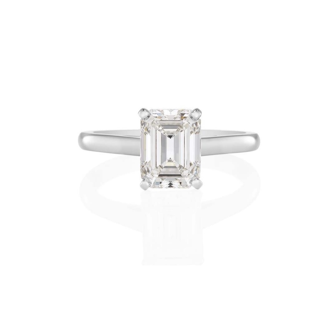 Кольцо с бриллиантом No Name  1,02ct K/SI2