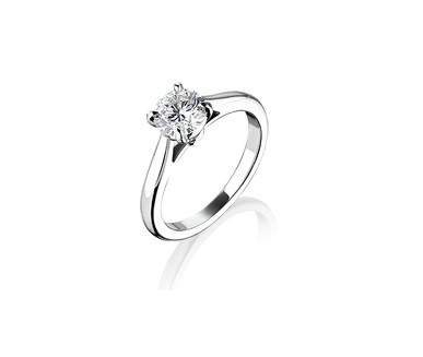 Кольцо с бриллиантом No Name  1,0 ct G/SI1