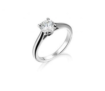 Кольцо с бриллиантом No Name  1,60 ct. K/I2