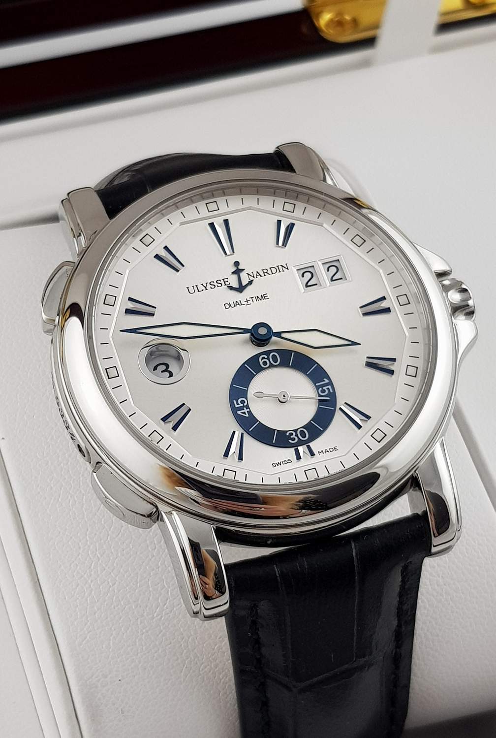 Часы Ulysse Nardin Marine Dual Time 42 mm 243-55/91