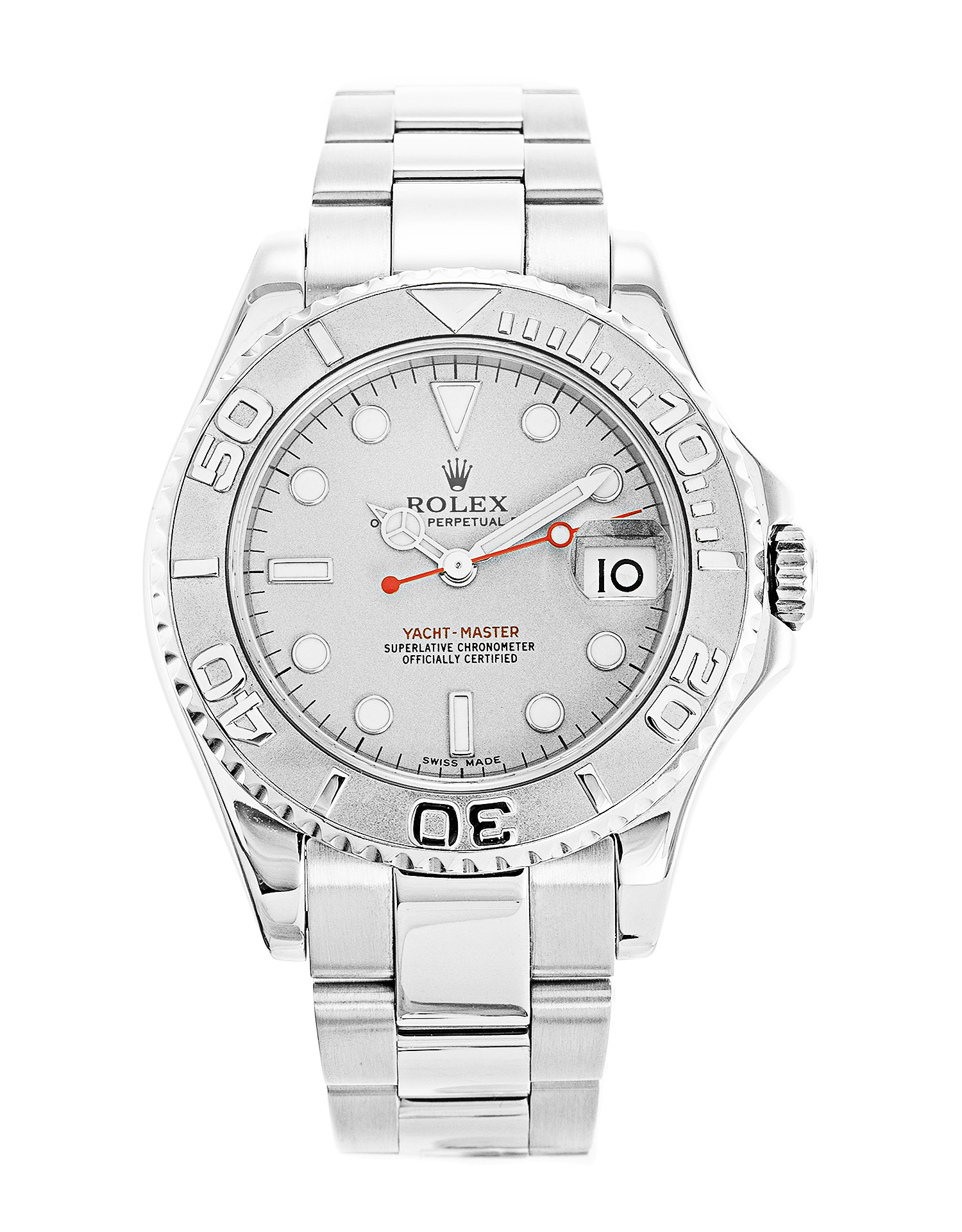 Часы Rolex Yacht-Master 35 Platinum and Steel 168622