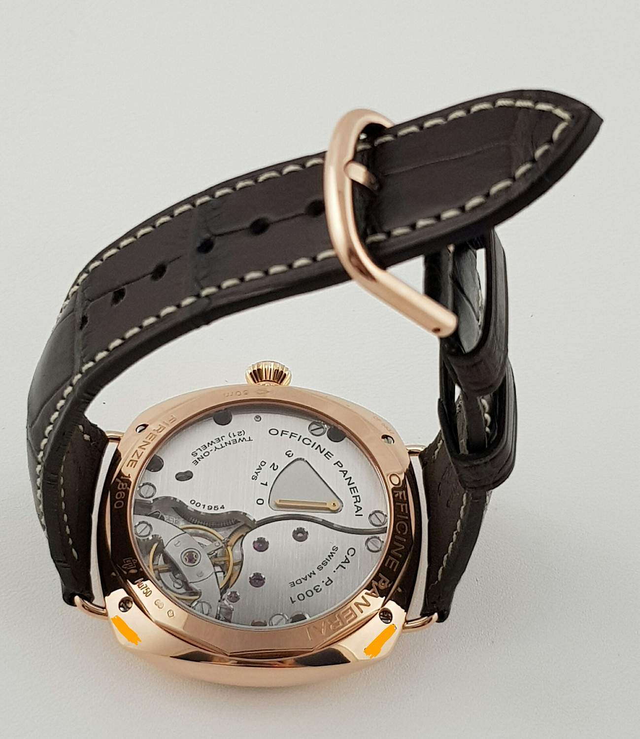 Часы Panerai Radiomir 3 Days GMT Oro Rosso PAM 00421
