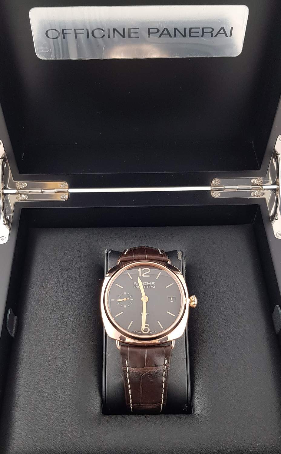 Часы Panerai Radiomir 3 Days GMT Oro Rosso PAM 00421