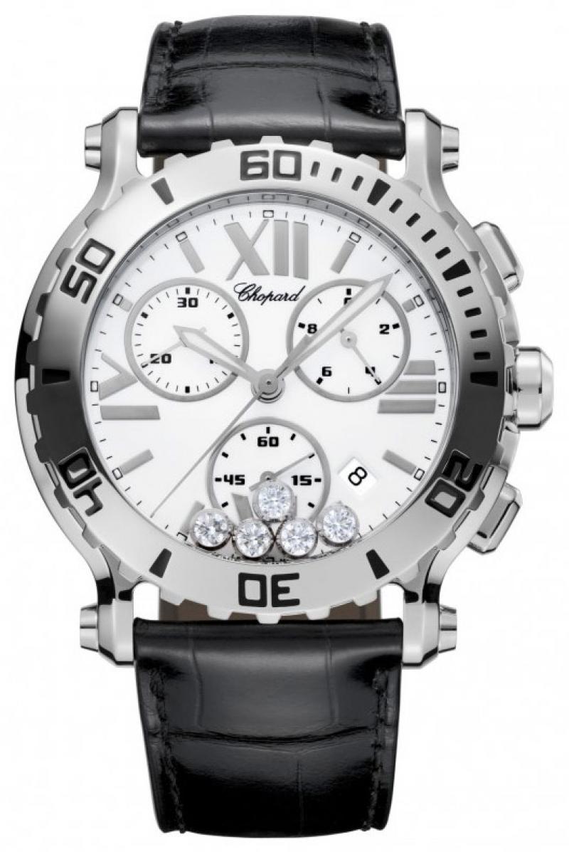 Часы Chopard Mark 2 Chronograph Steel Case On Strap With White Dial 288499-3001