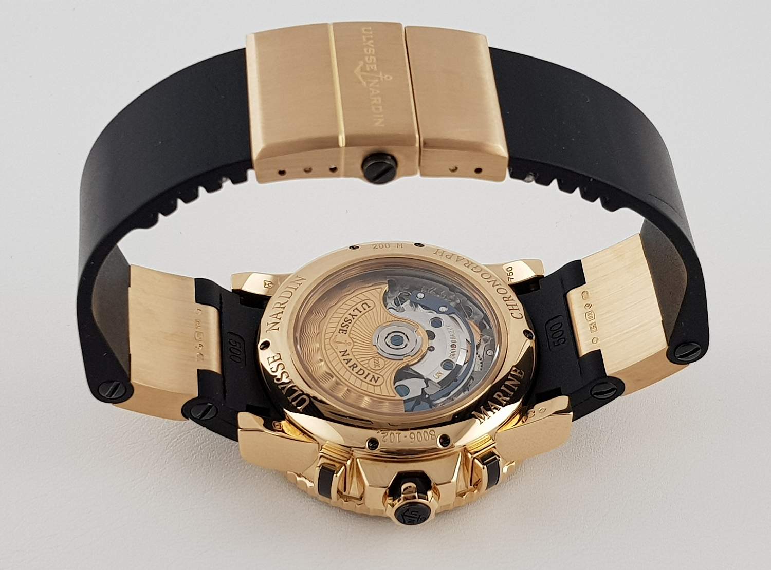 Часы Ulysse Nardin Maxi Marine Diver 18k Gold 8006-102-3A/92