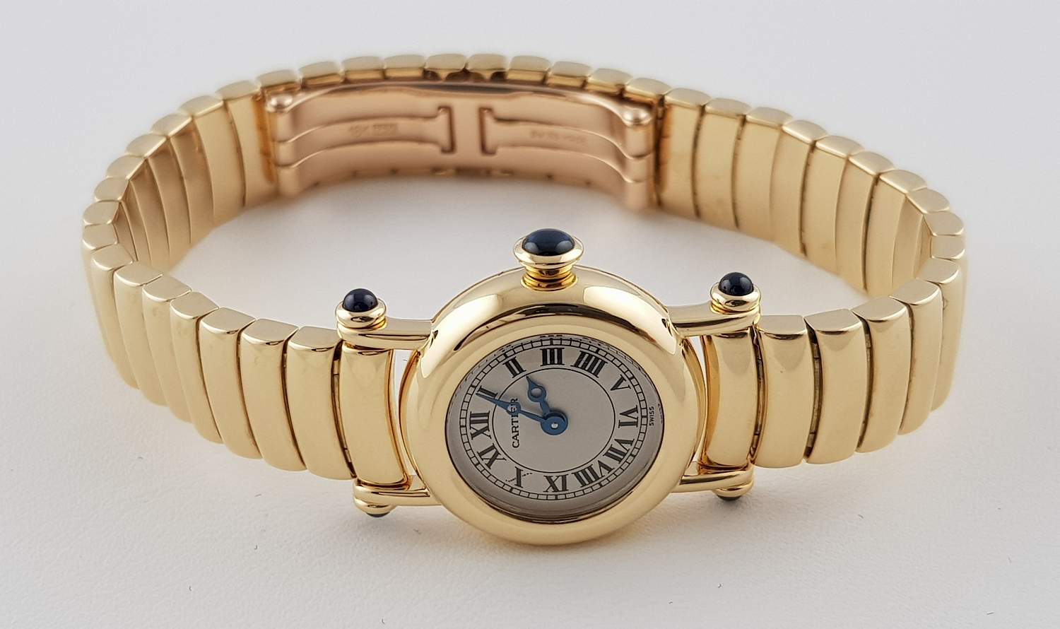 Часы Cartier Diabolo Lady 18k Yellow Gold Quartz Papers Bj-1995 Bj-1995