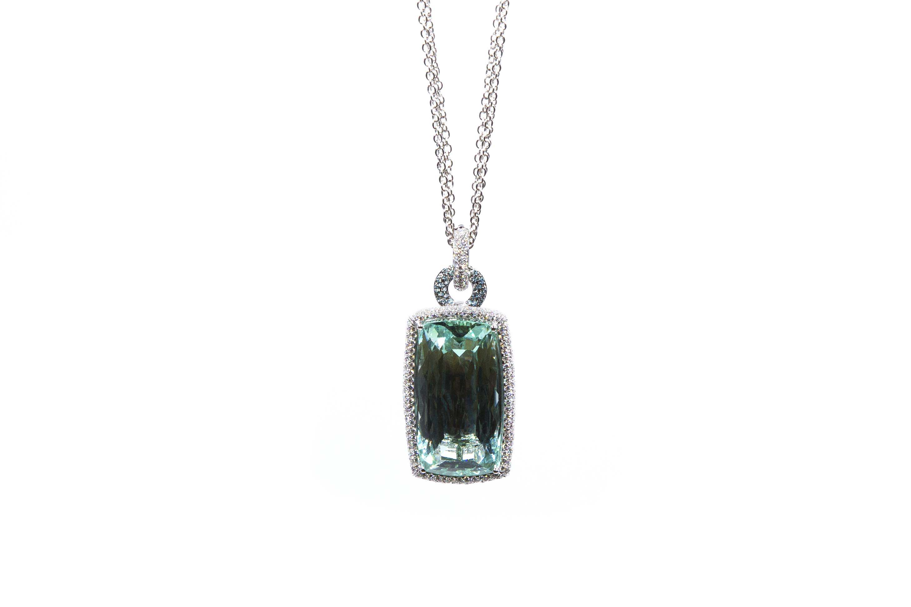 Колье Palmiero J.D  с аквамарином 42,0ct