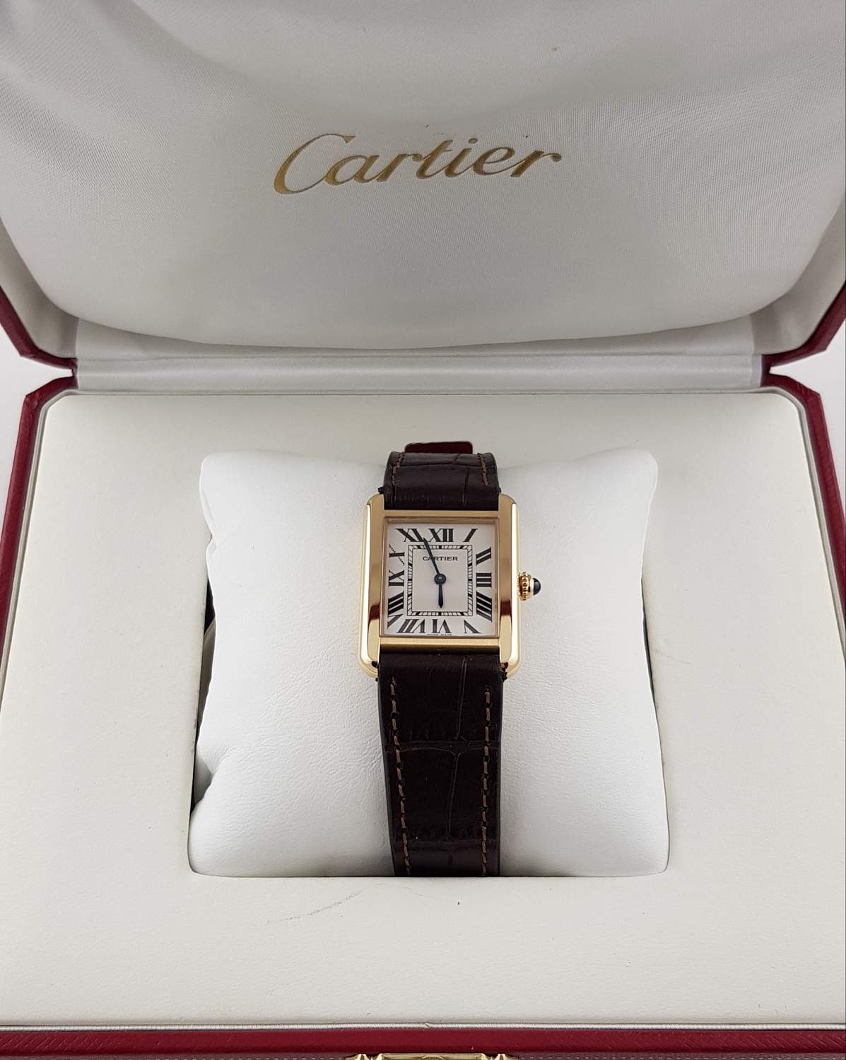 Часы Cartier Tank Solo Rose Gold/Steel Small Model W5200024