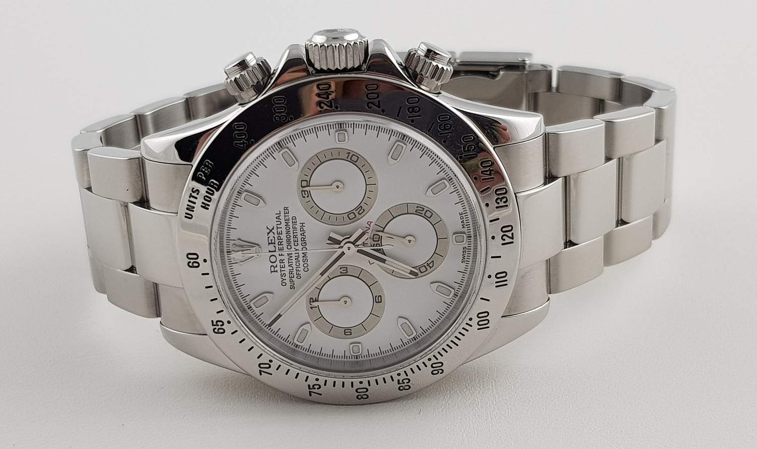 Часы Rolex Daytona Cosmograph White Dial Stainless Steel 116520