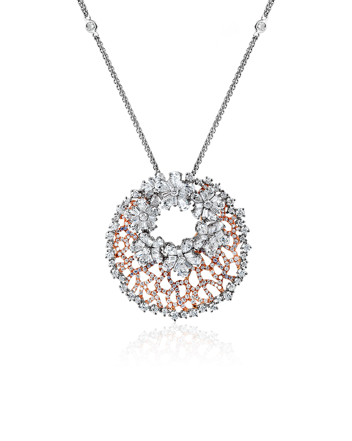 Колье No Name  с бриллиантами 5,75ct