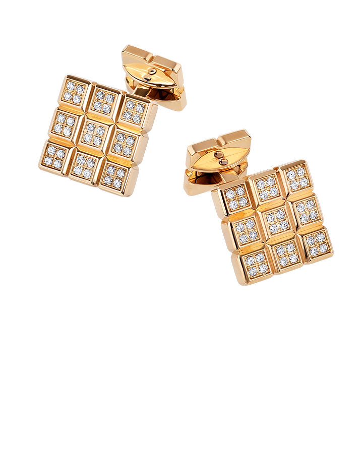 Запонки Chopard  с бриллиантами