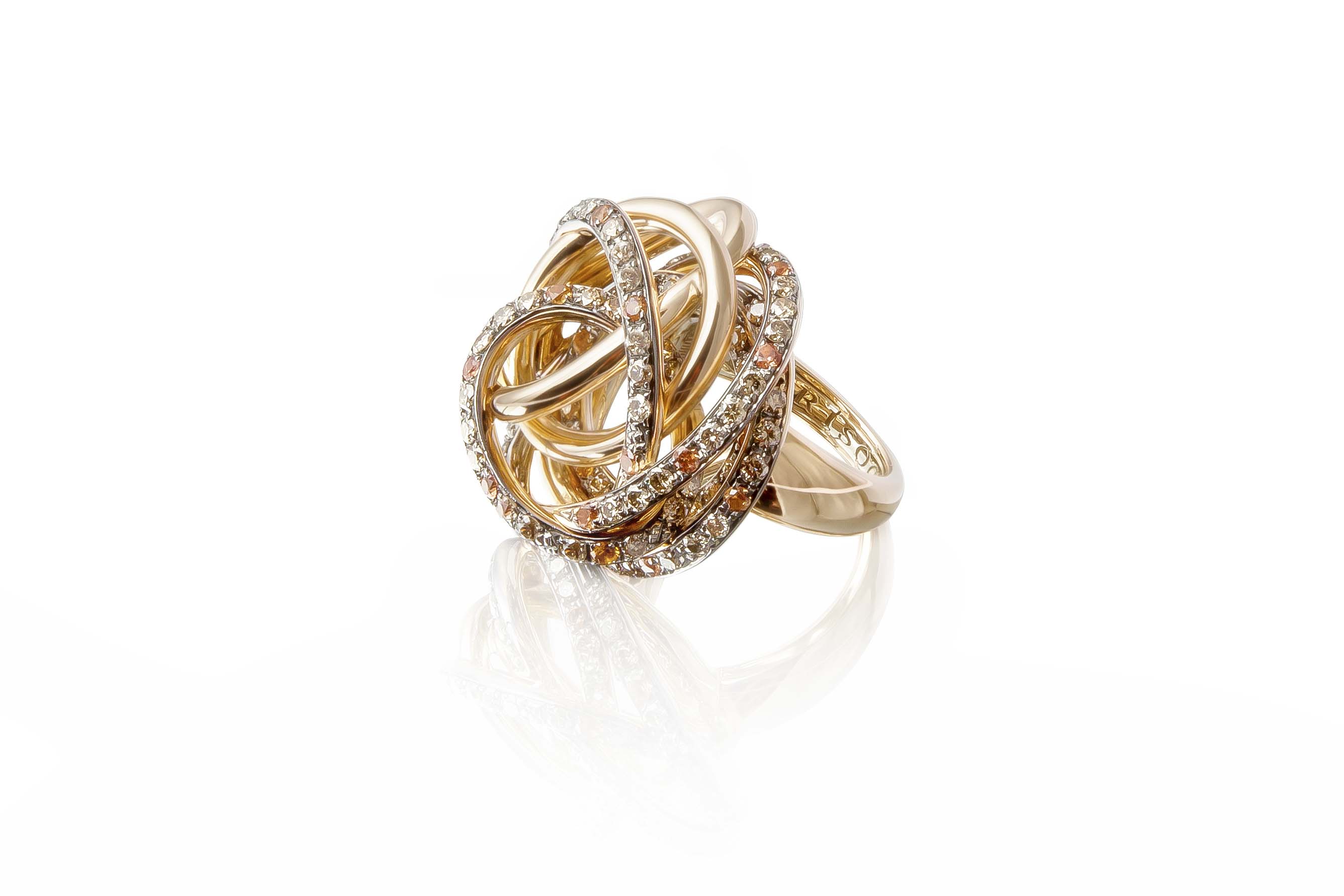 Кольцо с бриллиантом de Grisogono Matassa Ring