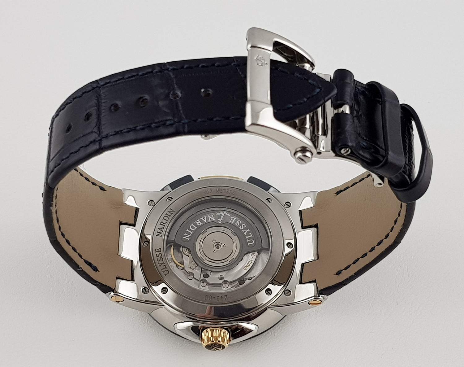 Часы Ulysse Nardin Executive Dual Time Steel and Gold 243-00