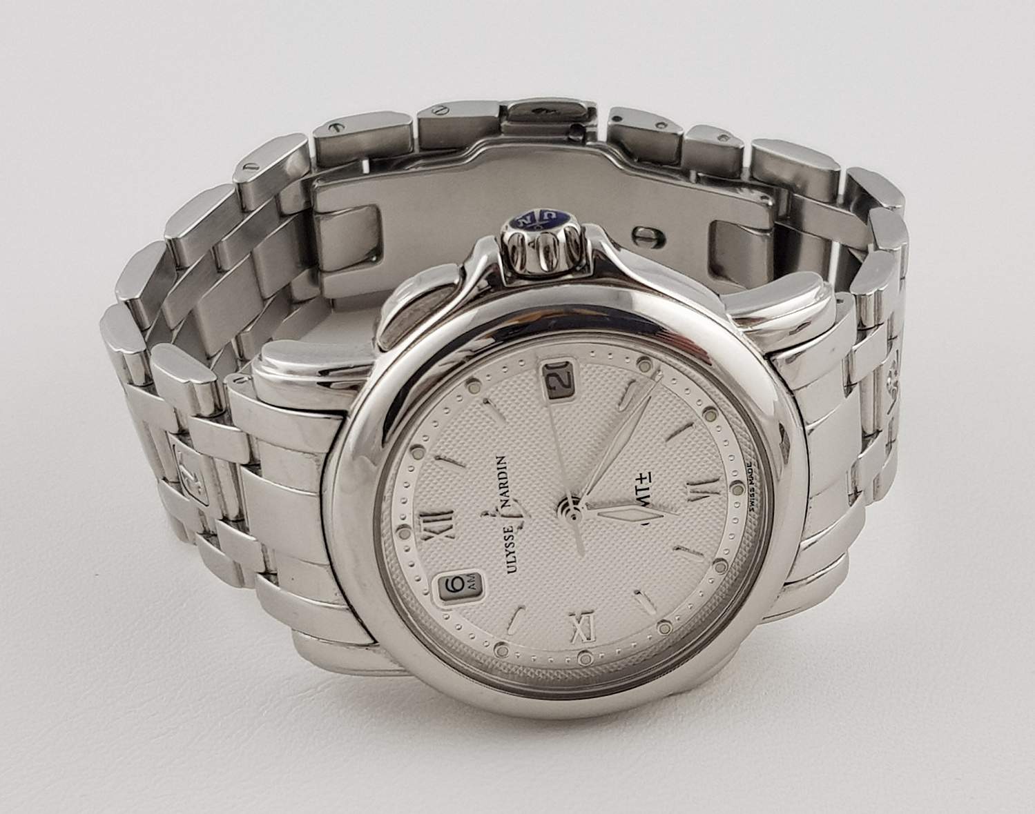 Часы Ulysse Nardin GMT Date Stainless Steel Automatic 203-22